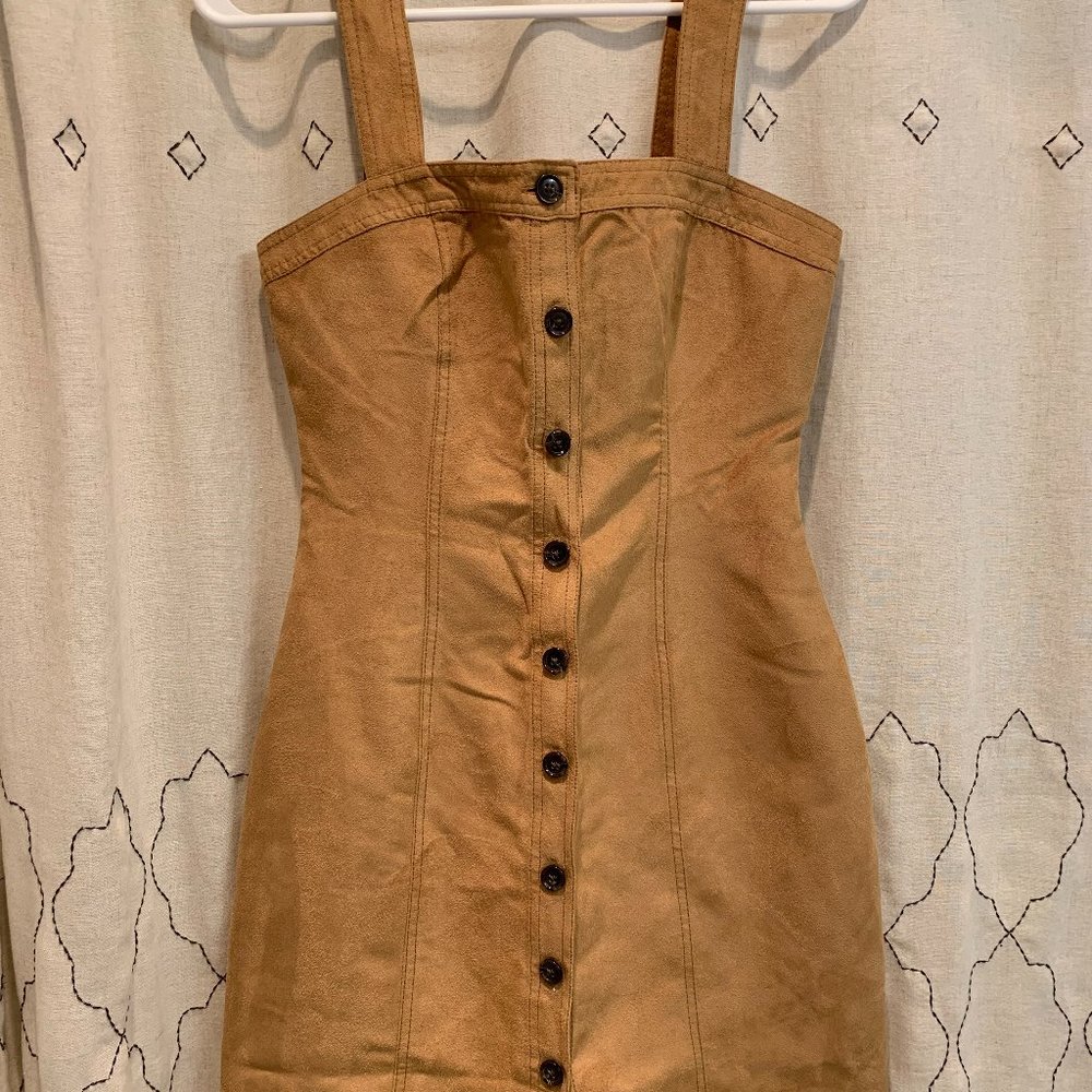 Vegan Suede Dress